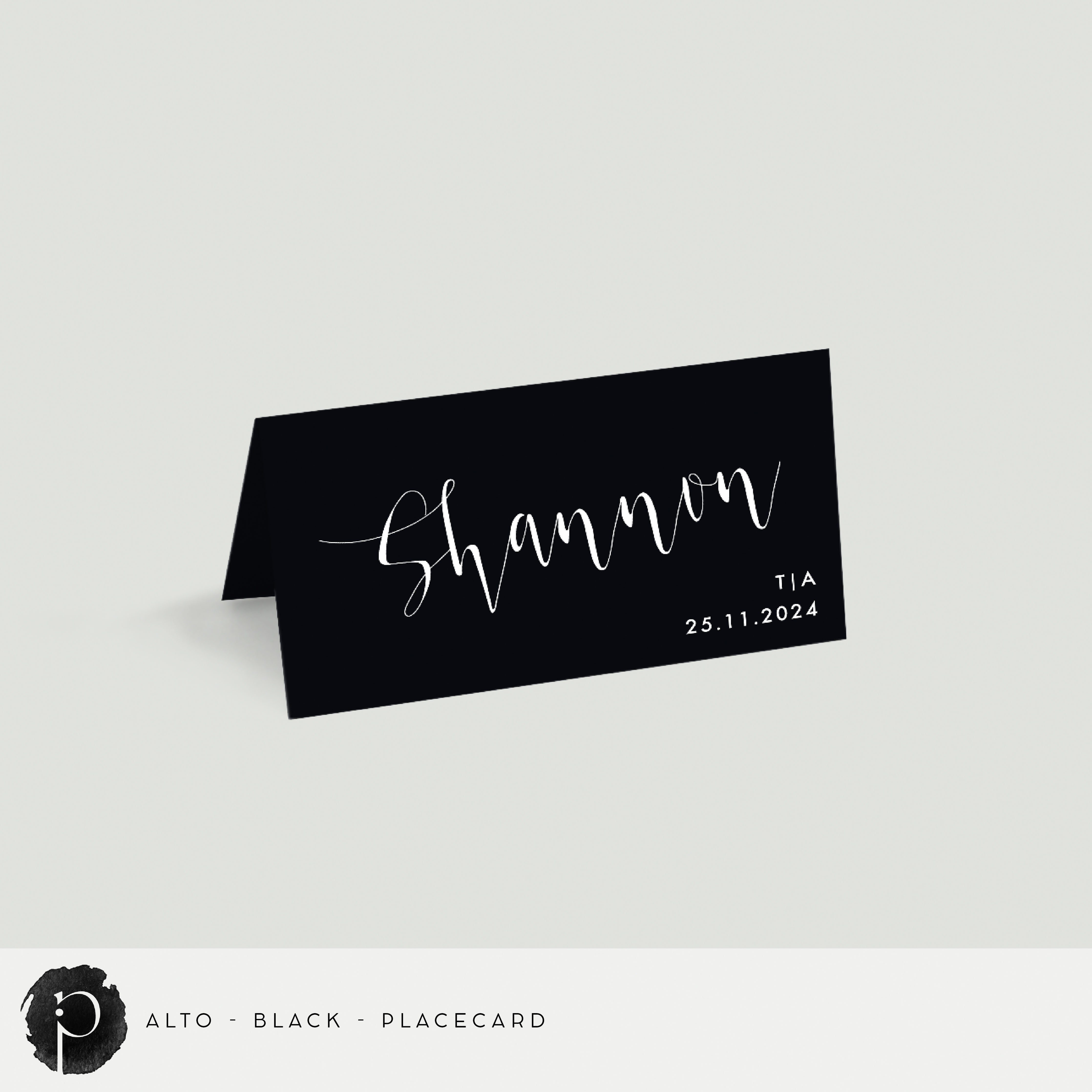 Alto Place Cards Paper & Ink Studio