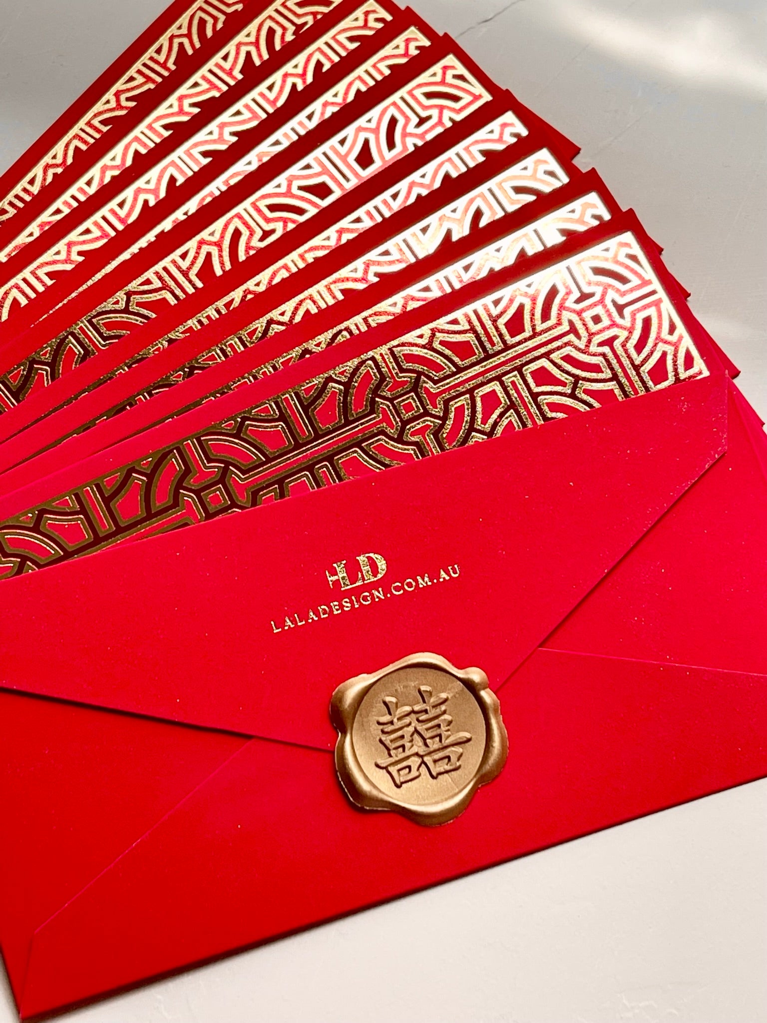 Lattice Red Envelopes – Paper & Ink Studio