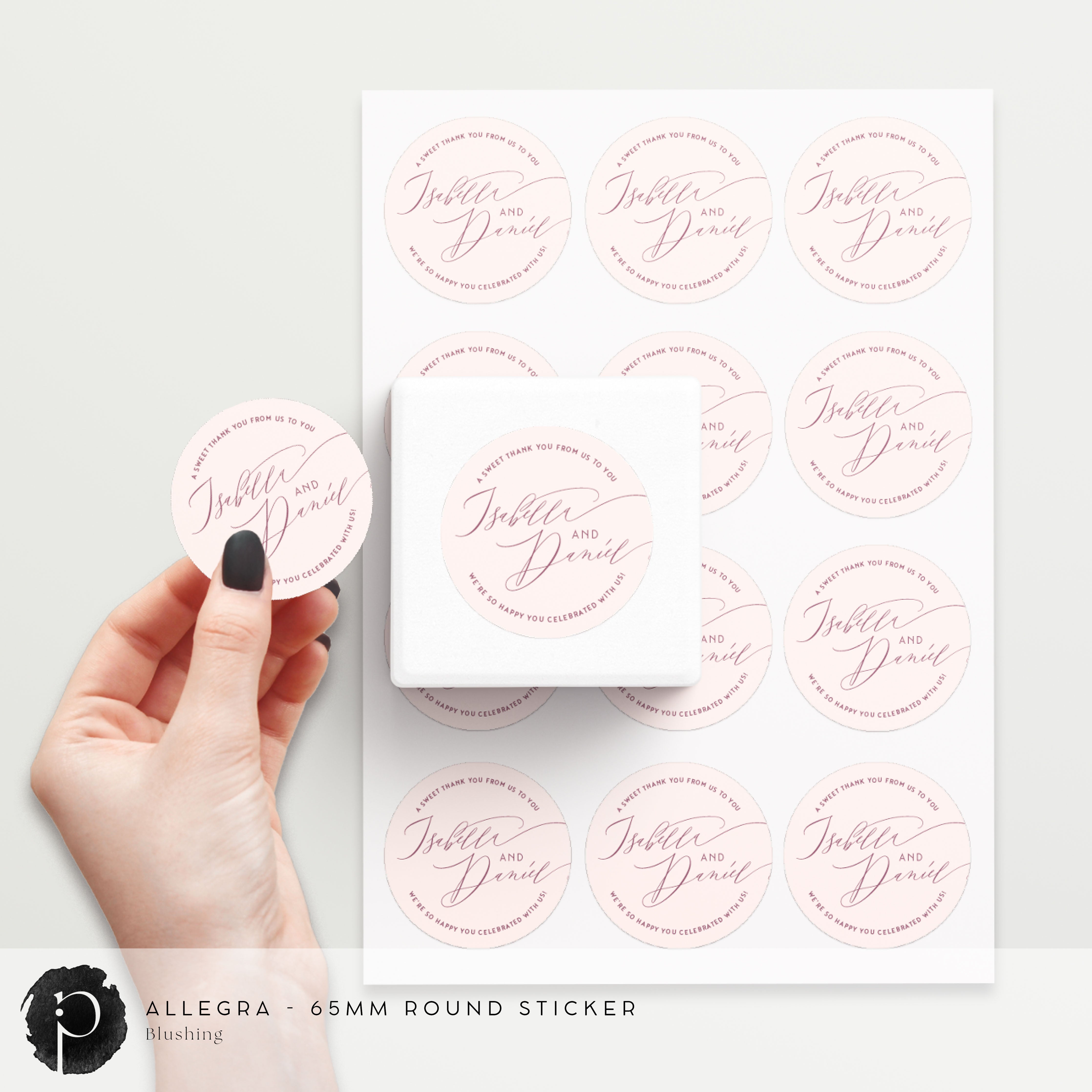 Allegra - Stickers/Seals – Paper & Ink Studio