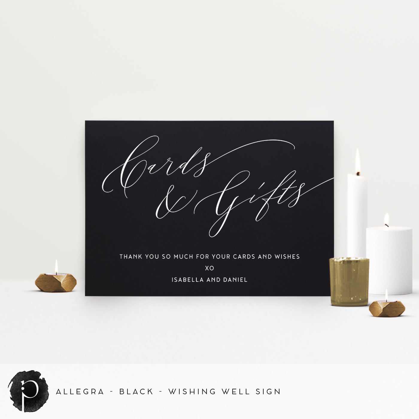 Allegra - Cards/Gifts/Presents/Wishing Well Table Sign