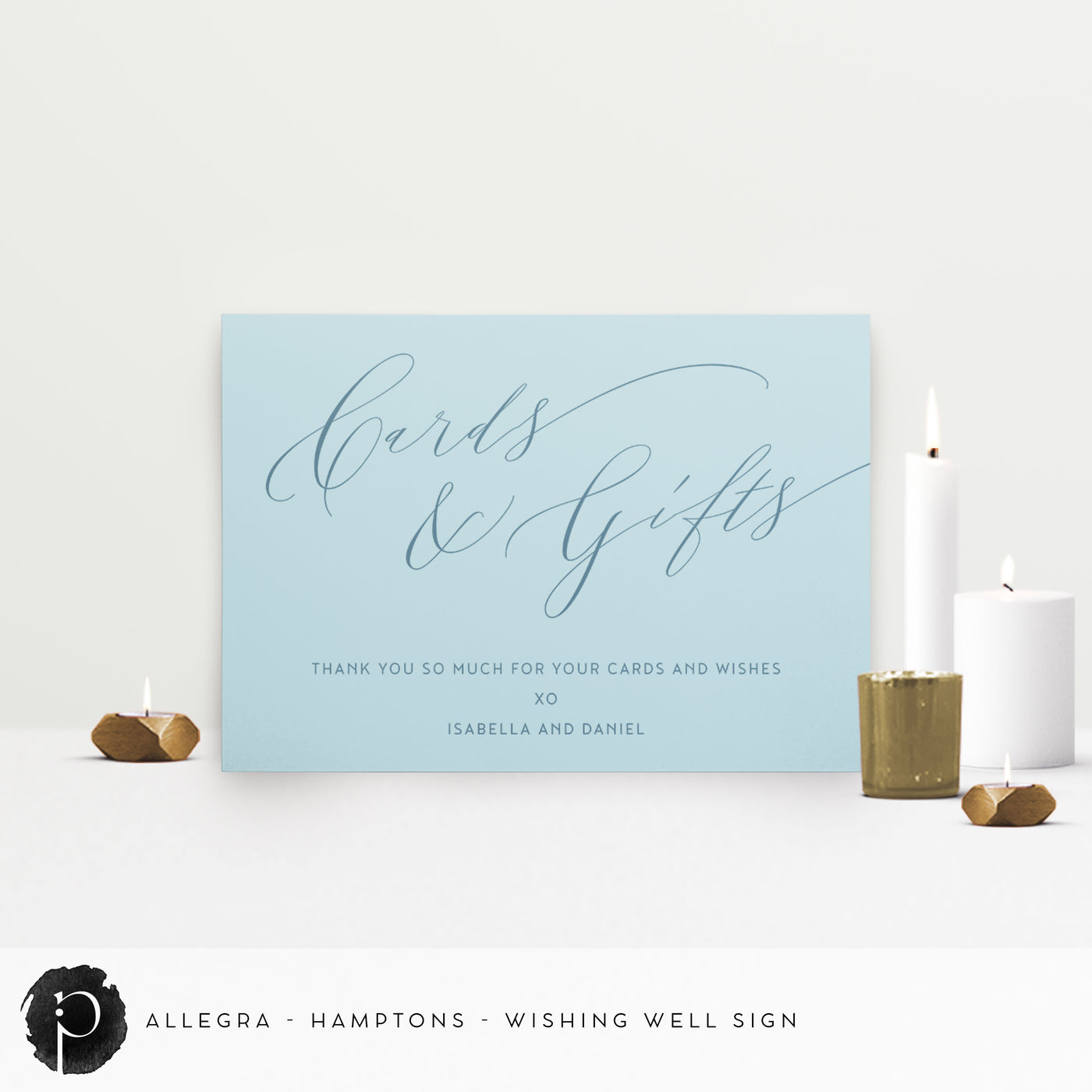 Allegra - Cards/Gifts/Presents/Wishing Well Table Sign