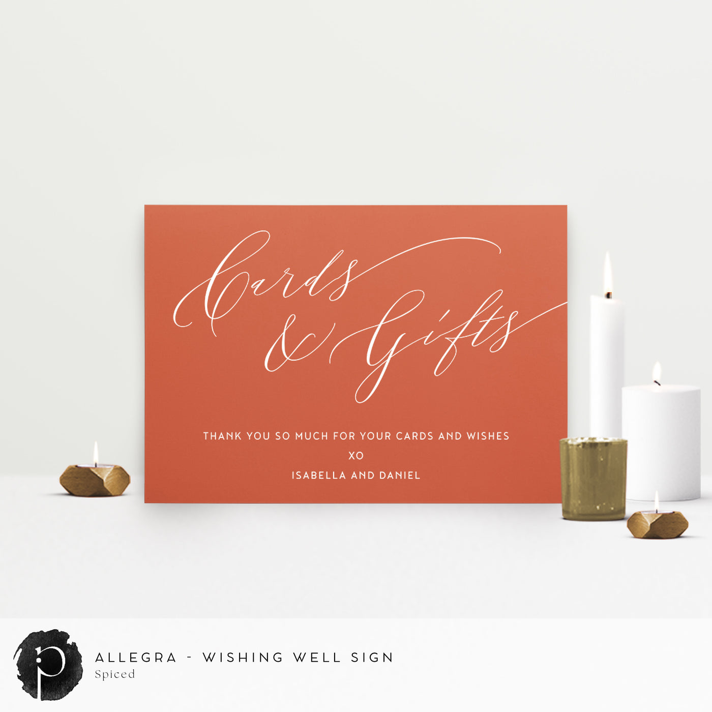 Allegra - Cards/Gifts/Presents/Wishing Well Table Sign