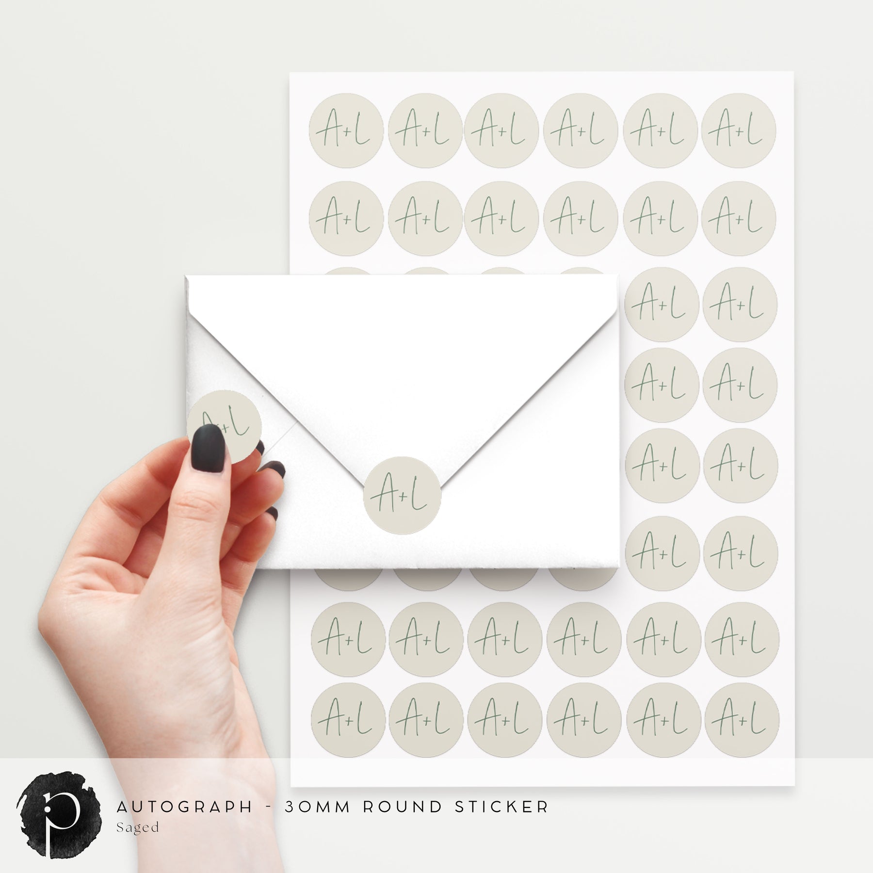 Authentic Autograph Sticker Label Autograph - Stickers/Seals – Paper & Ink Studio
