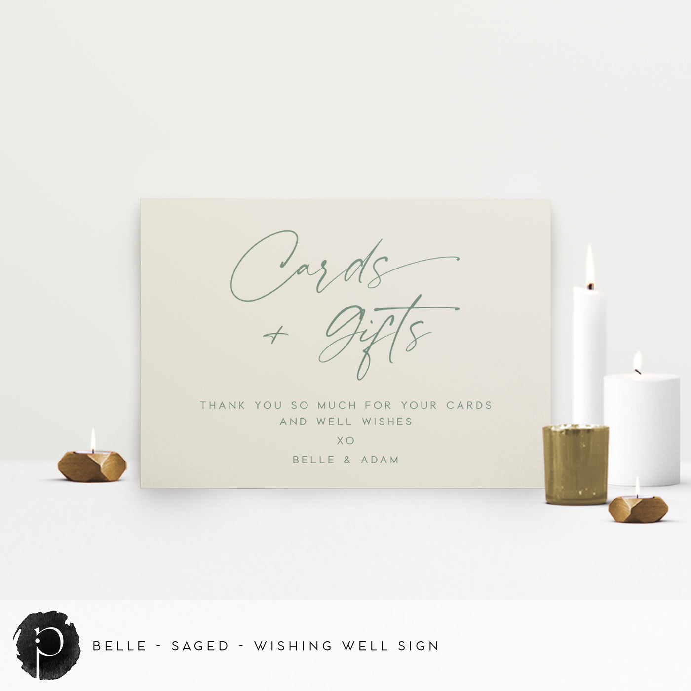 Belle - Cards/Gifts/Presents/Wishing Well Table Sign