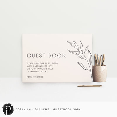 Botanika - Guestbook Sign