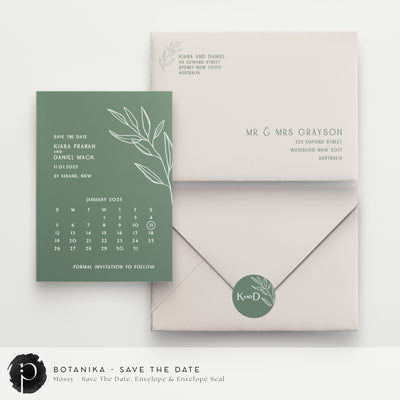 Botanika - Save The Date Cards