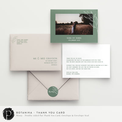 Botanika - Wedding Thank You Cards