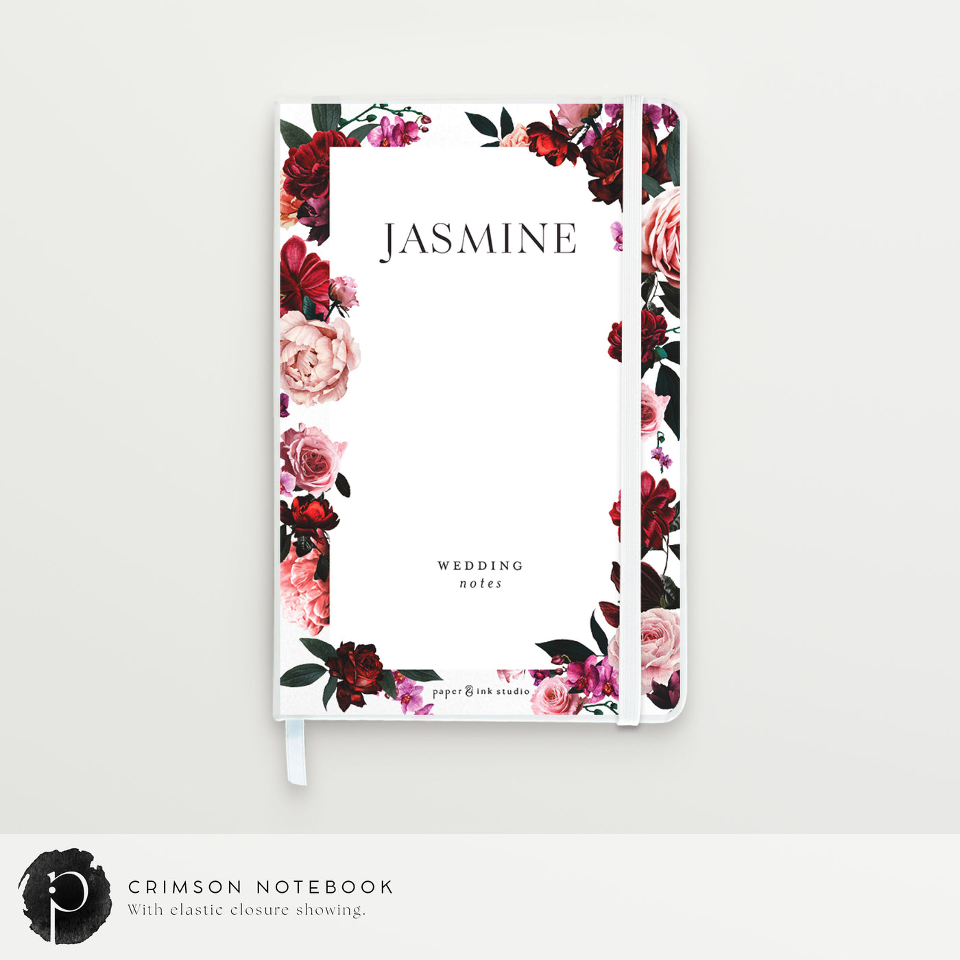 Crimson - Personalised Notebook, Journal