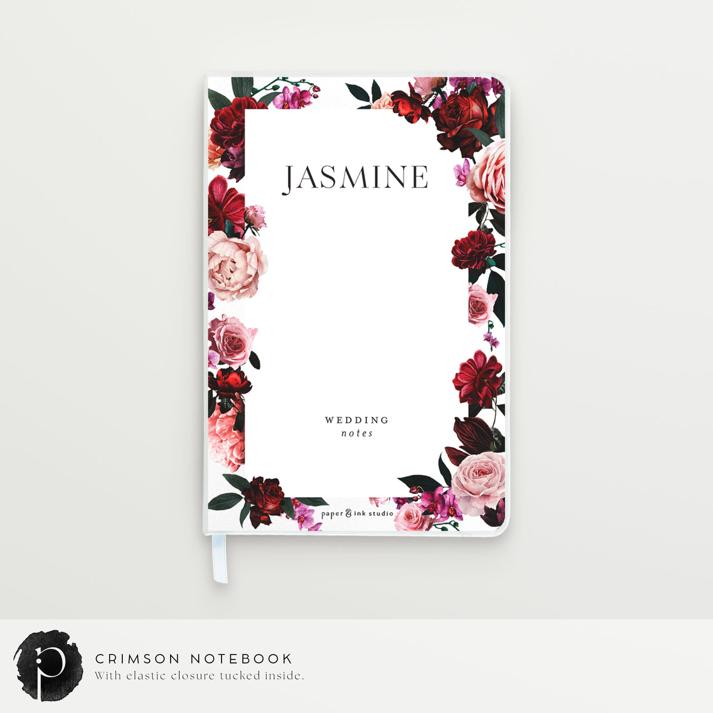 Crimson - Personalised Notebook, Journal