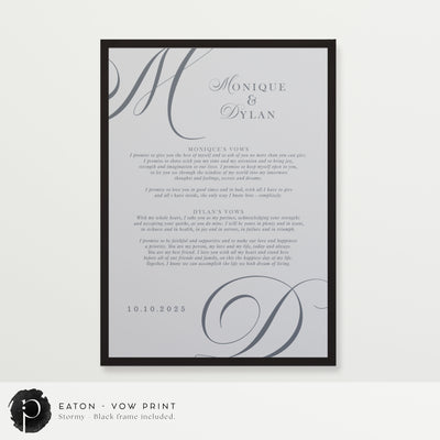 Eaton - Wedding Vow Keepsake