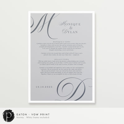 Eaton - Wedding Vow Keepsake