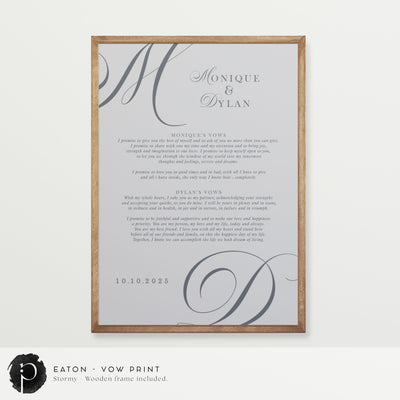 Eaton - Wedding Vow Keepsake