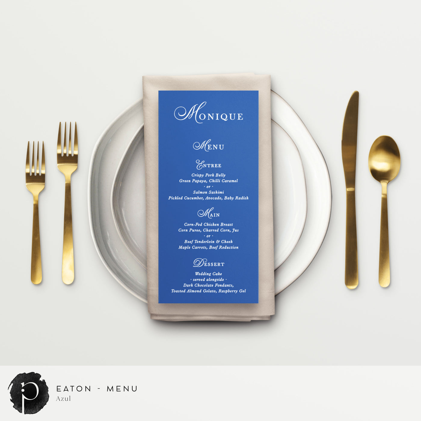 Eaton - Menu Card