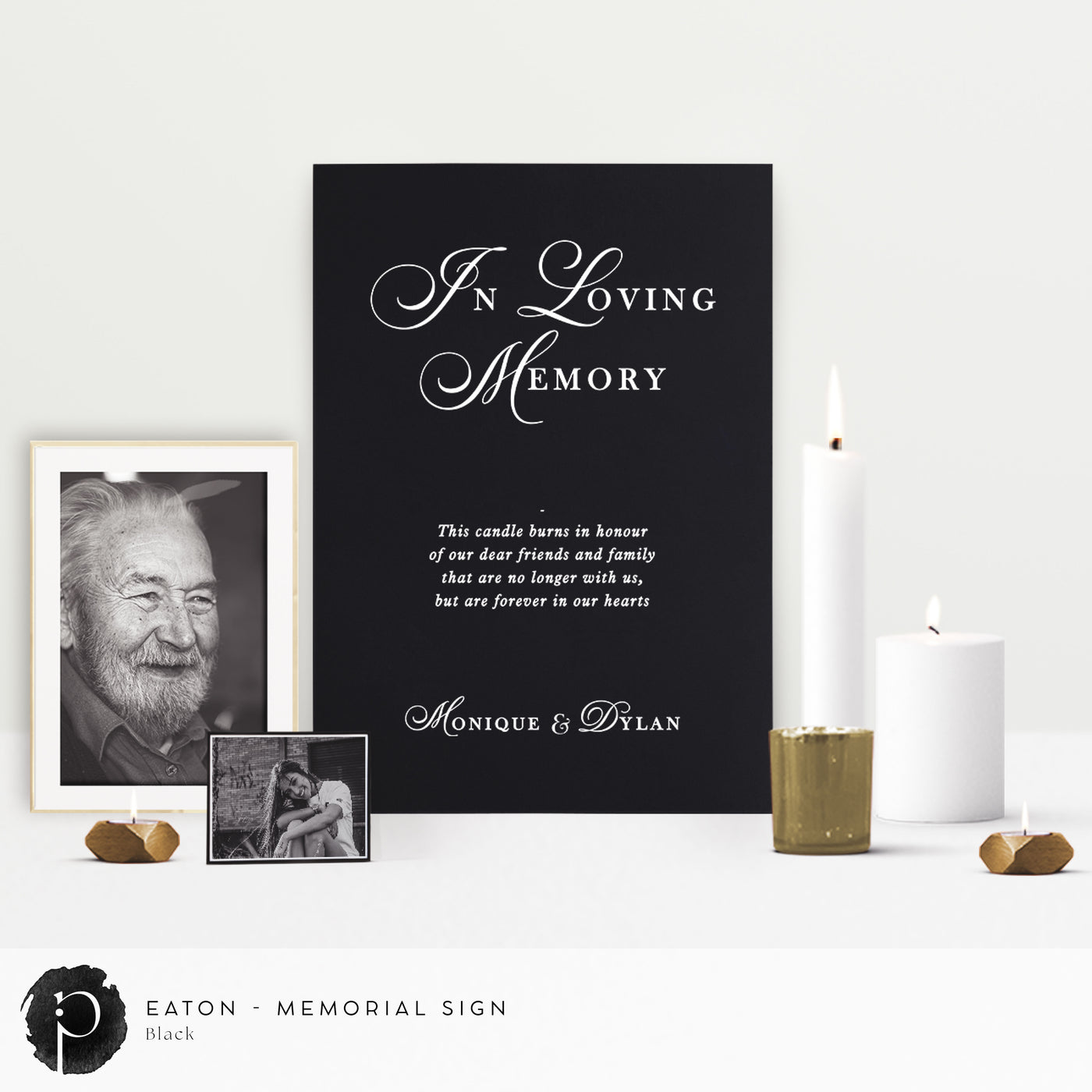 Eaton -  In Loving Memory Memorial Sign