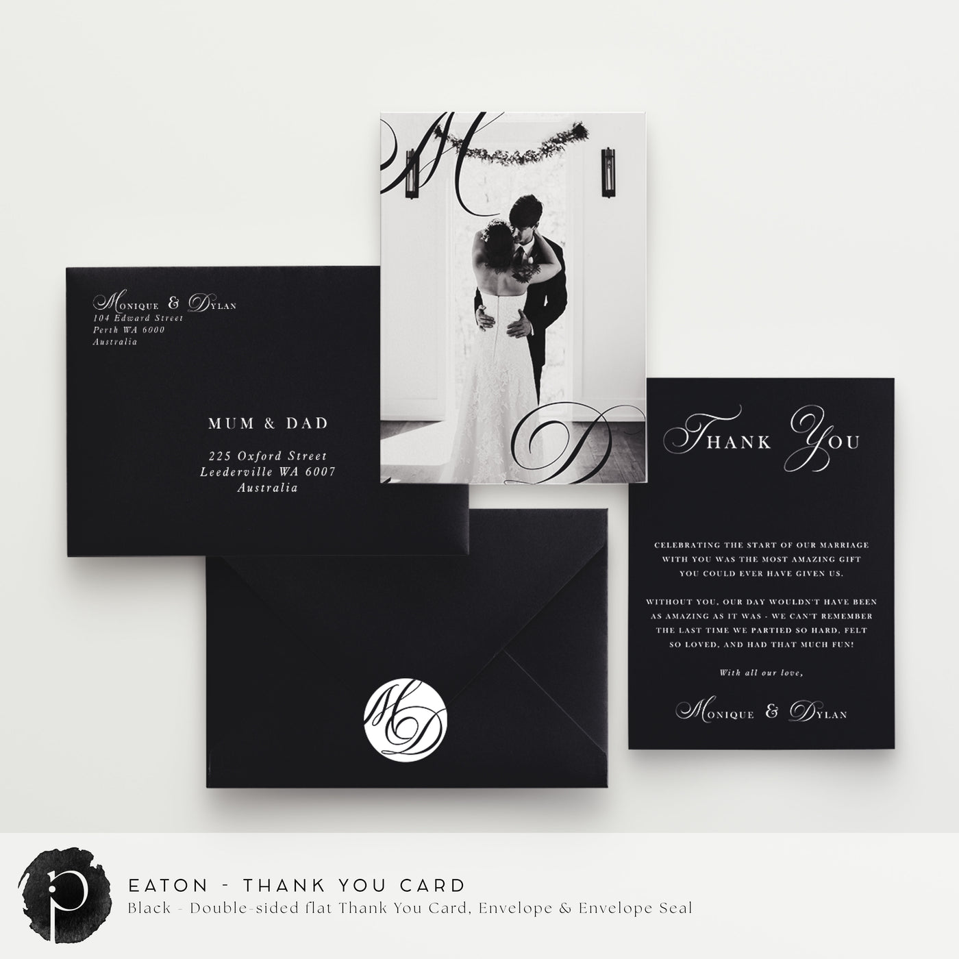 Eaton - Wedding Thank You Cards
