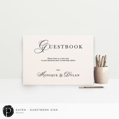 Eaton - Guestbook Sign