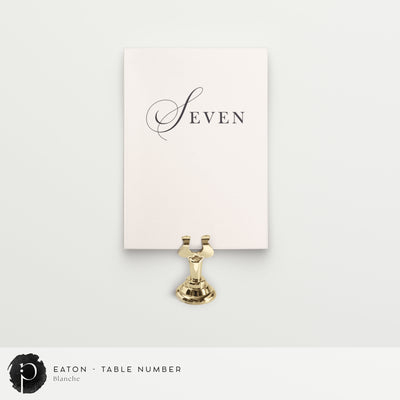 Eaton - Table Numbers