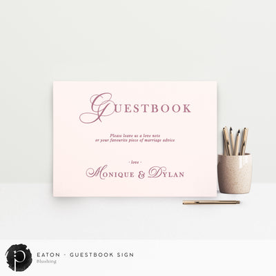 Eaton - Guestbook Sign