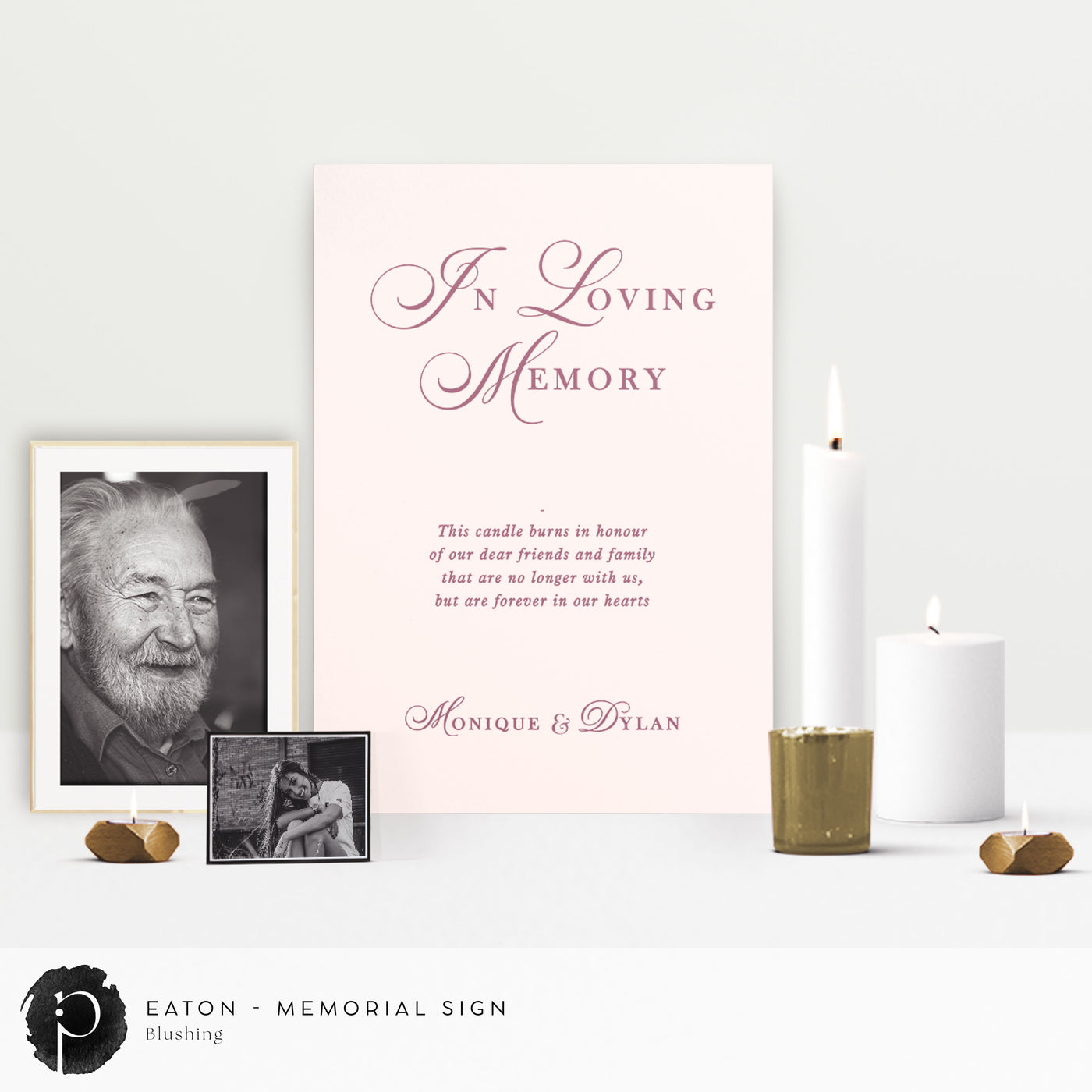 Eaton -  In Loving Memory Memorial Sign
