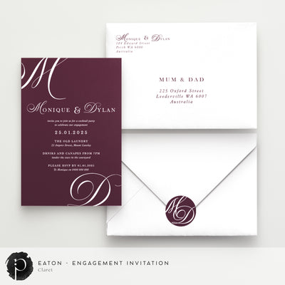 Eaton - Engagement Invitations