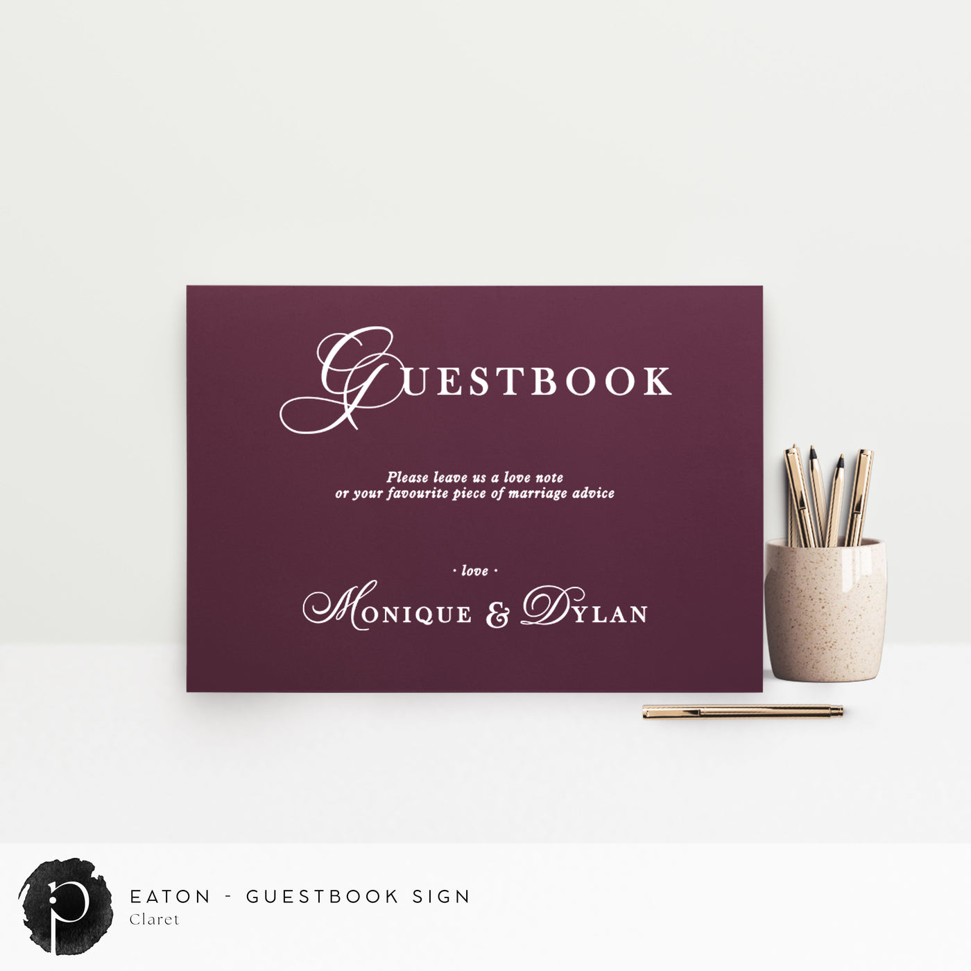 Eaton - Guestbook Sign