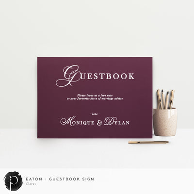 Eaton - Guestbook Sign