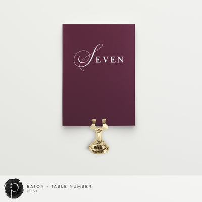 Eaton - Table Numbers