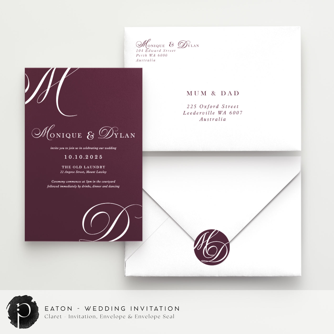 Eaton - Wedding Invitations
