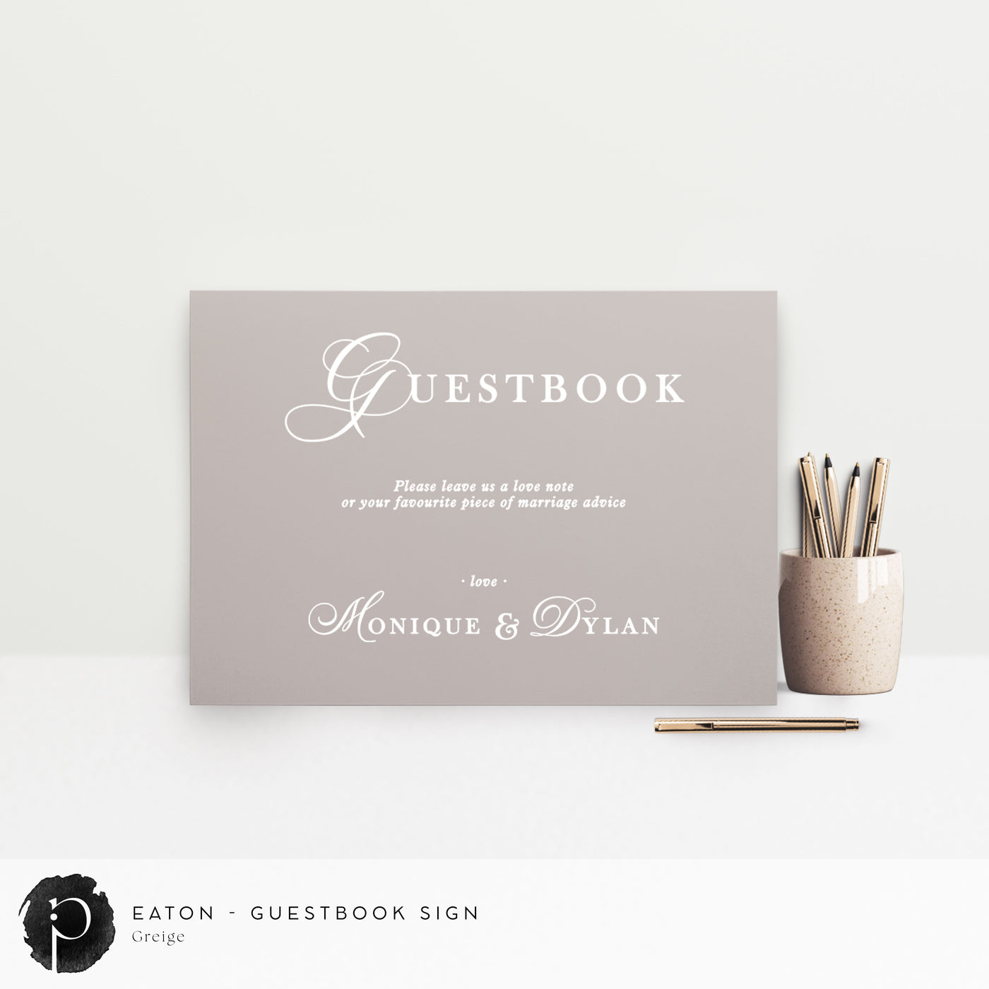Eaton - Guestbook Sign