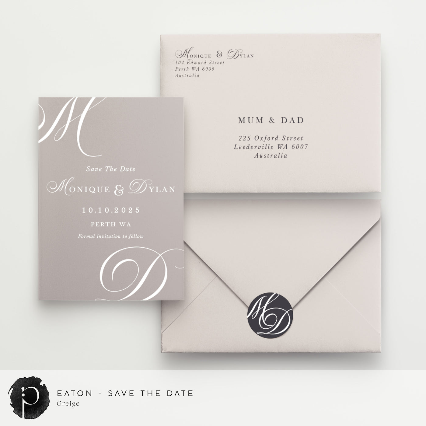 Eaton - Save The Date Cards