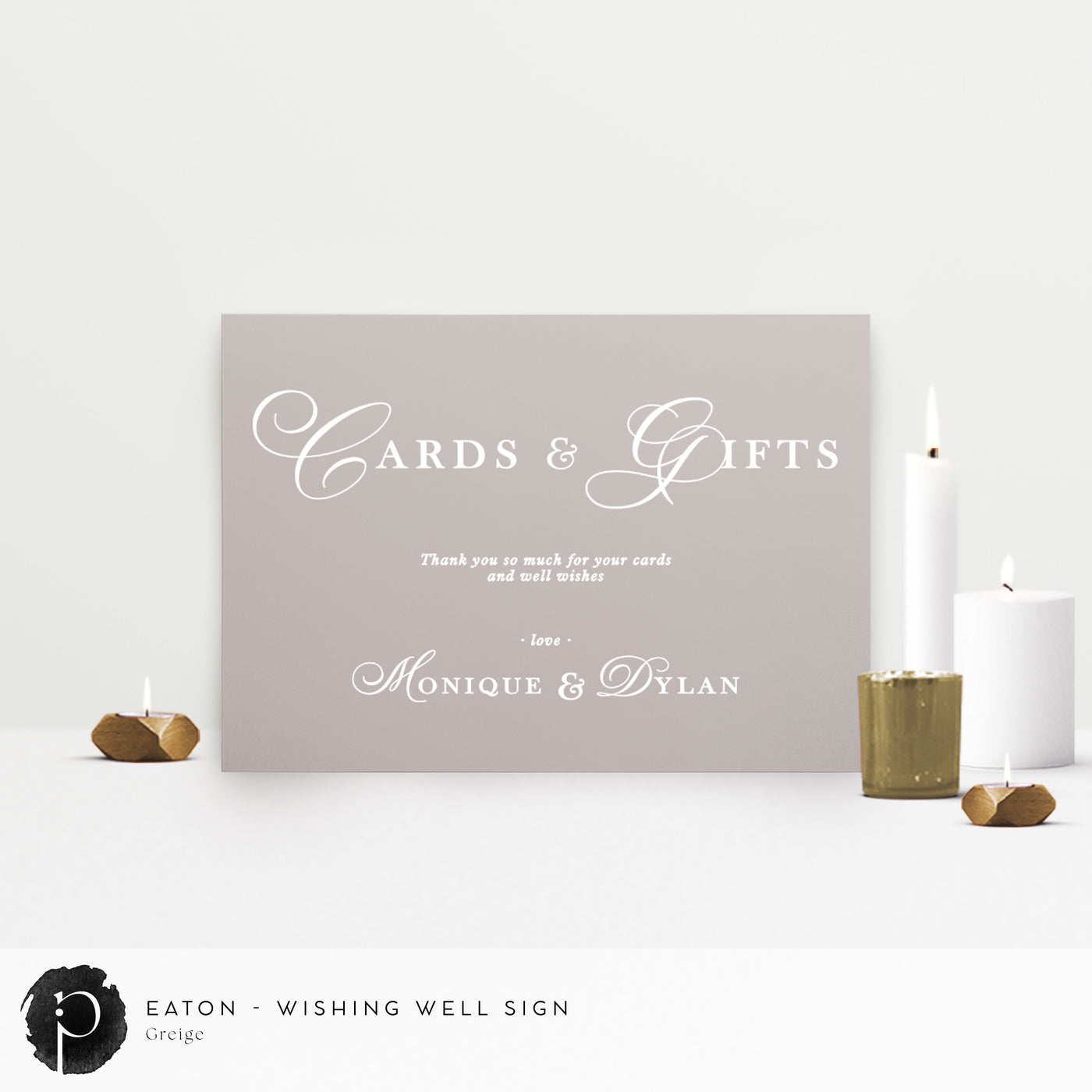 Eaton - Cards/Gifts/Presents/Wishing Well Table Sign
