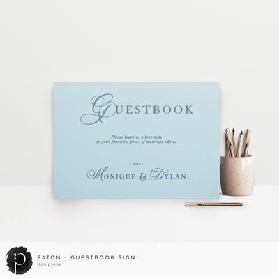 Eaton - Guestbook Sign
