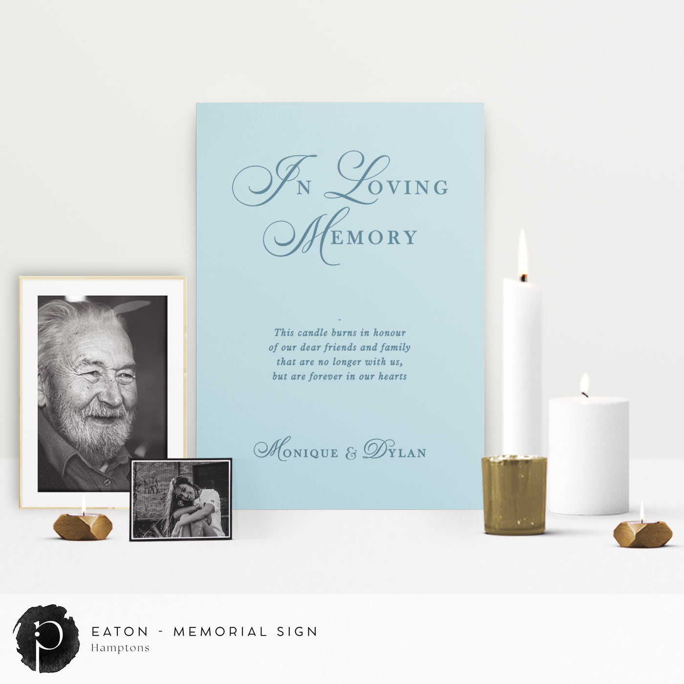 Eaton -  In Loving Memory Memorial Sign