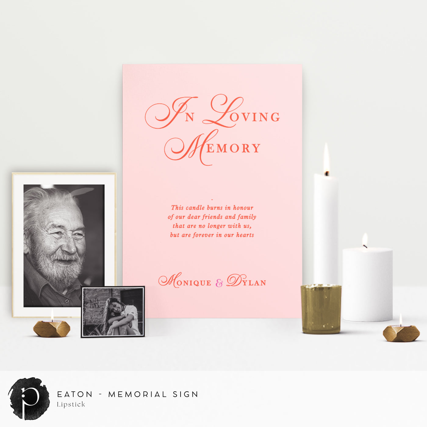 Eaton -  In Loving Memory Memorial Sign
