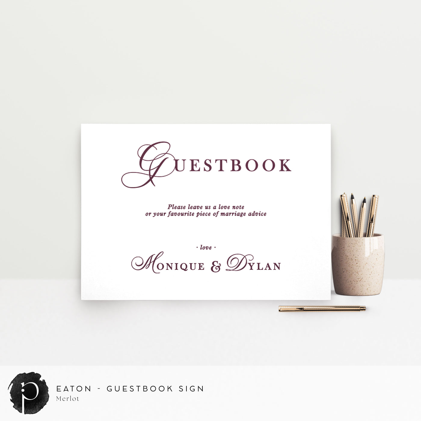 Eaton - Guestbook Sign