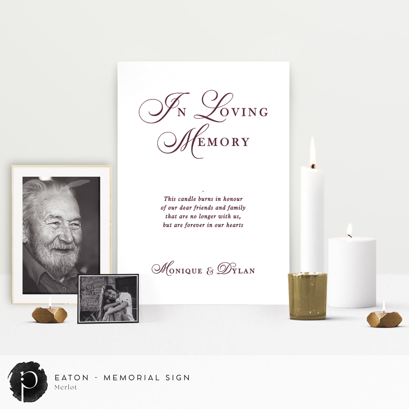 Eaton -  In Loving Memory Memorial Sign