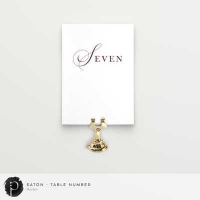 Eaton - Table Numbers