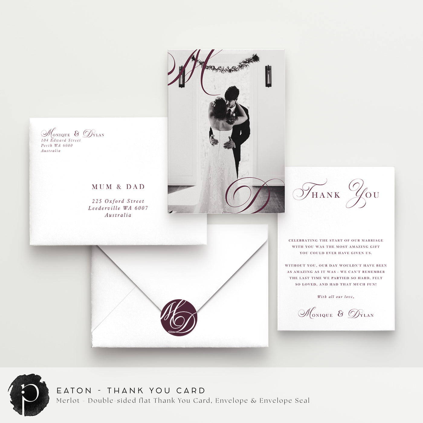 Eaton - Wedding Thank You Cards
