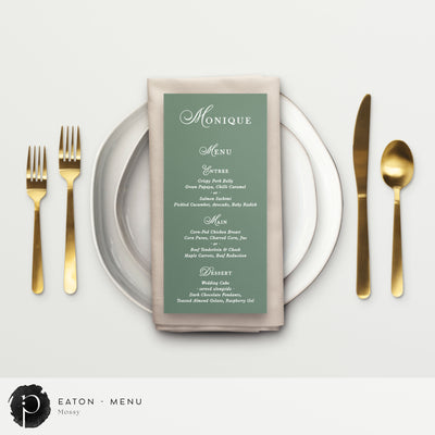 Eaton - Menu Card