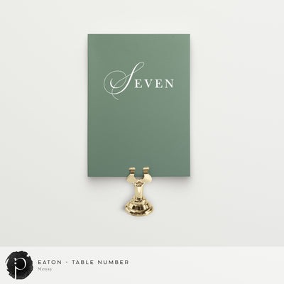 Eaton - Table Numbers