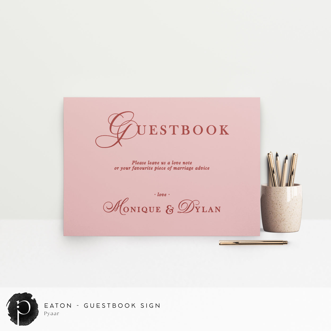 Eaton - Guestbook Sign
