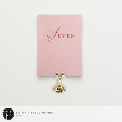Eaton - Table Numbers