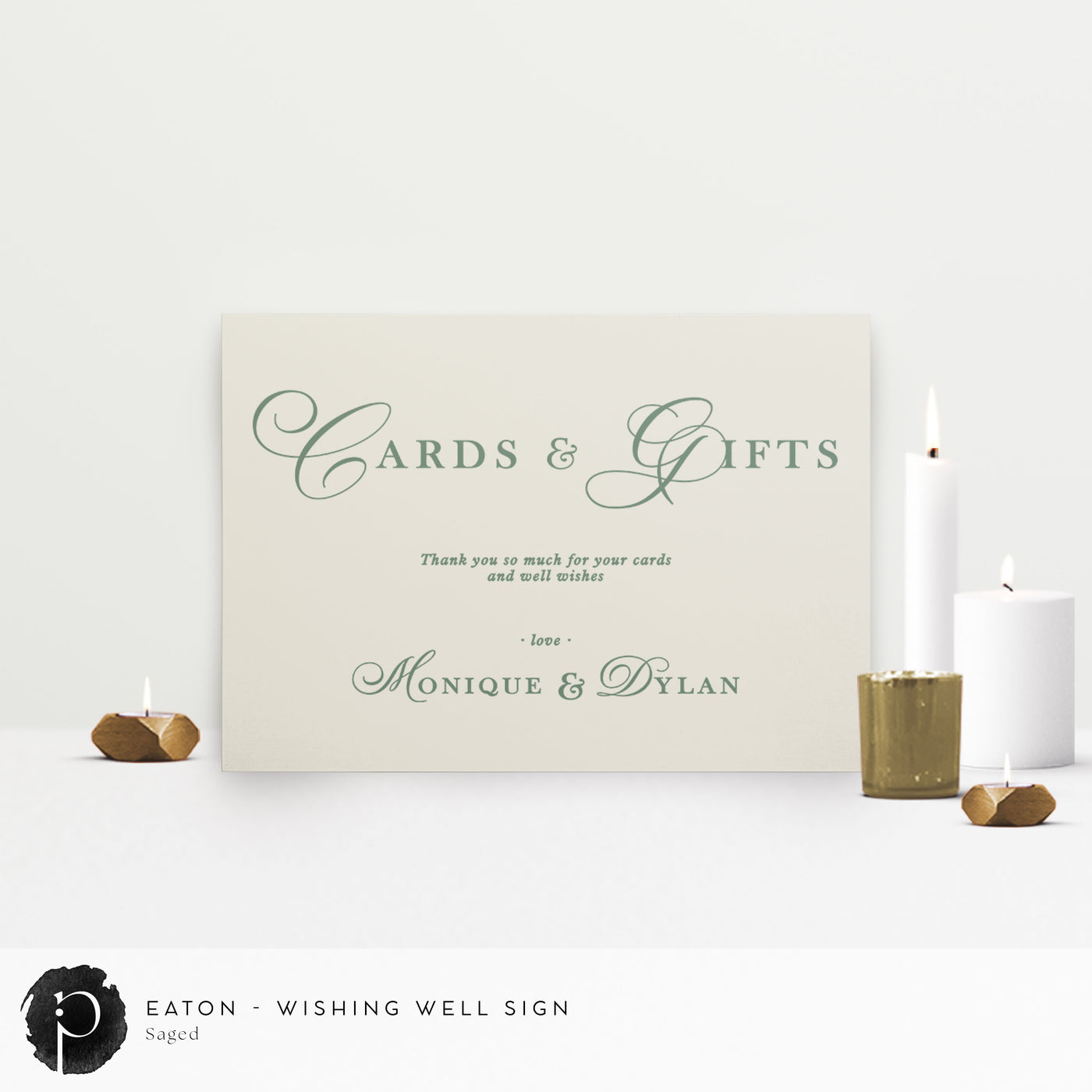 Eaton - Cards/Gifts/Presents/Wishing Well Table Sign