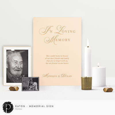Eaton -  In Loving Memory Memorial Sign