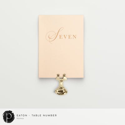 Eaton - Table Numbers