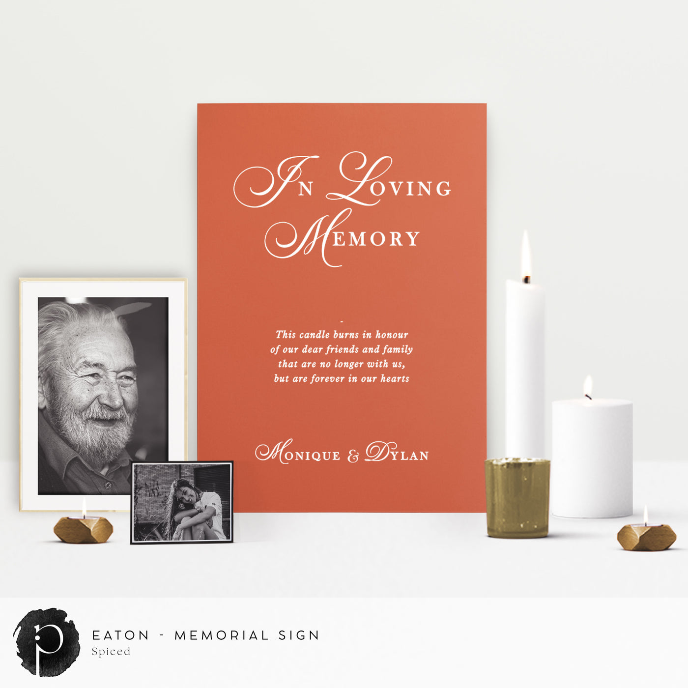 Eaton -  In Loving Memory Memorial Sign