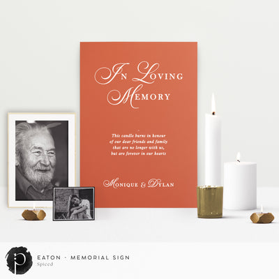 Eaton -  In Loving Memory Memorial Sign