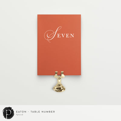 Eaton - Table Numbers