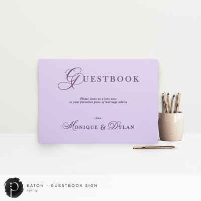 Eaton - Guestbook Sign
