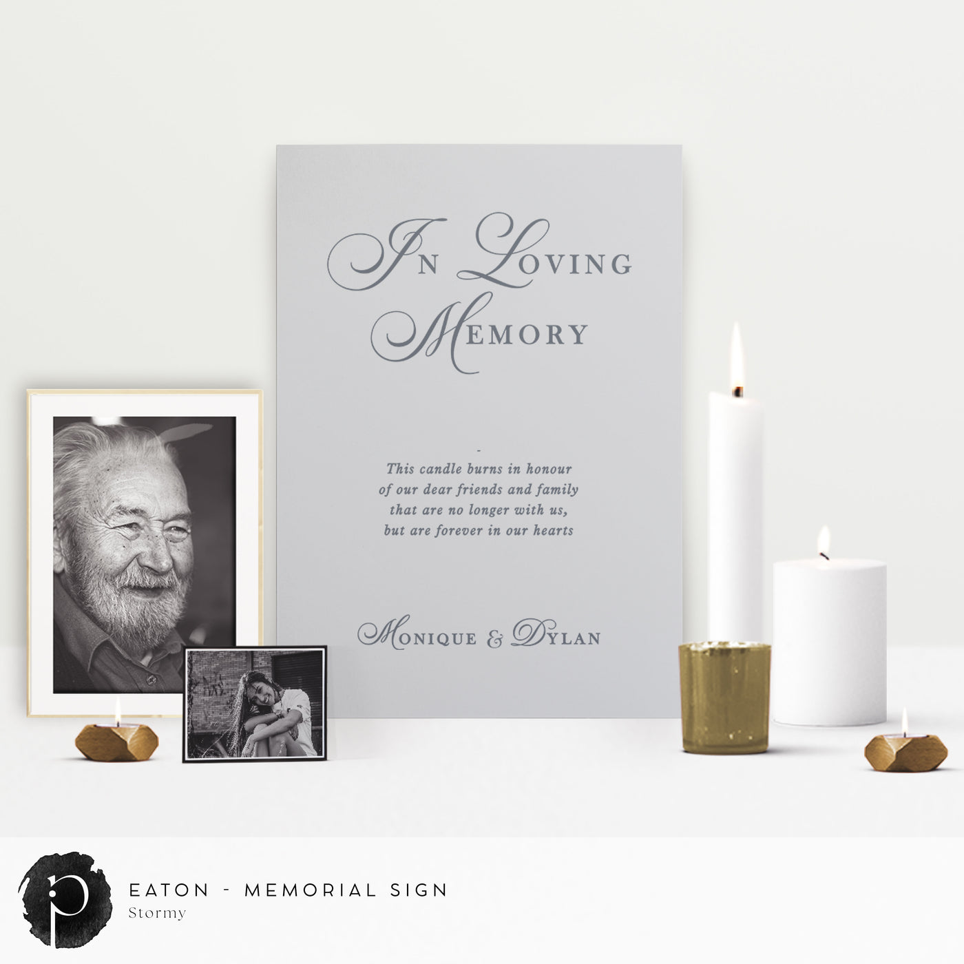 Eaton -  In Loving Memory Memorial Sign